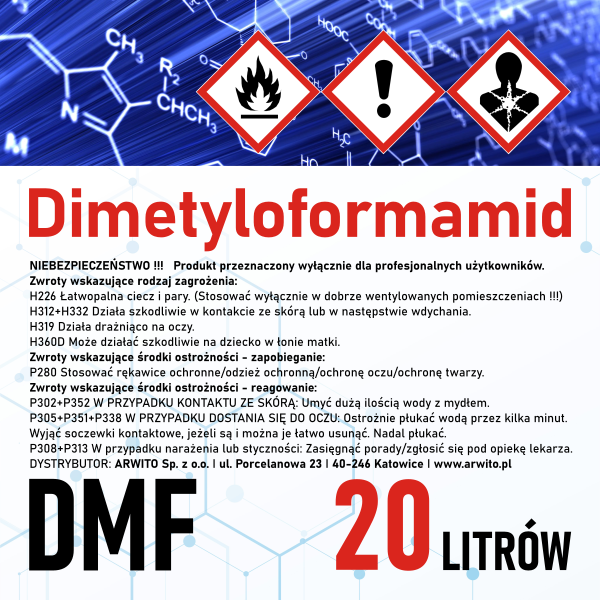 Dimetyloformamid 20 L