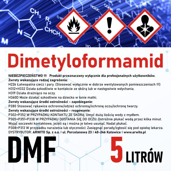 Dimetyloformamid 5 L